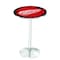 Holland Bar Stool Co 36" Chrome Detroit Red Wings Pub Table L214C3628DetRed - alternate 1